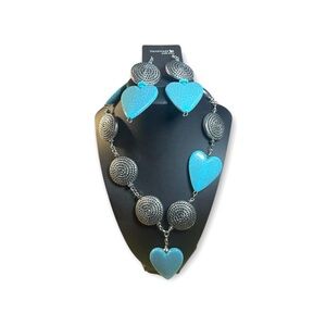 “22 Heart Drop Necklace Set by Tolee Dezigns